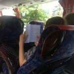 Dans le bus entre Monthey et Leukerbad, entre deux Lectures publiques (23 juin 2023)